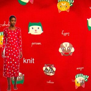 LANDSEND Wms 100% Supima Cotton, Long Sleeve, Mid Calf Nightgown